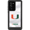 University of Miami White Jersey Galaxy Note20 Ultra 5G Waterproof Case